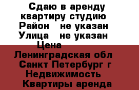 Сдаю в аренду квартиру студию › Район ­ не указан › Улица ­ не указан › Цена ­ 1 500 - Ленинградская обл., Санкт-Петербург г. Недвижимость » Квартиры аренда посуточно   
